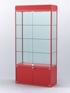 Витрина "АЛПРО" №1-400-2 (задняя стенка - стекло) , Красный