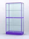 Витрина "АЛПРО" №4-500-2 (задняя стенка - стекло) , Фиолетовый