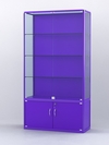 Витрина "АЛПРО" №2-400-1 (задняя стенка - ДВП) , Фиолетовый