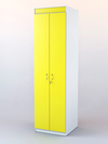 Шкаф "АПТЕКА" №1 , Белый + Цитрусовый желтый U131ST9