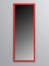 Зеркало настенное Стронг №1 1600х600мм в стиле ЛОФТ, Красный
