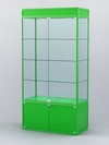 Витрина "АЛПРО" №1-500-2 (задняя стенка - стекло) , Зеленый