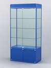 Витрина "АЛПРО" №1-500-2 (задняя стенка - стекло) , Синий