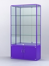Витрина "АЛПРО" №2-400-3 (задняя стенка - зеркало) , Фиолетовый