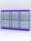 Витрина "АЛПРО" №3-3м-500-2 (задняя стенка - стекло) , Фиолетовый