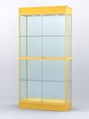 Витрина "АЛПРО" №3-400-2 (задняя стенка - стекло), Желтый