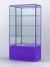 Витрина "АЛПРО" №2-500-3 (задняя стенка - зеркало) , Фиолетовый