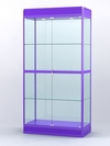 Витрина "АЛПРО" №3-500-2 (задняя стенка - стекло), Фиолетовый