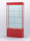 Витрина "АЛПРО" №1-300-2 (задняя стенка - стекло) , Красный