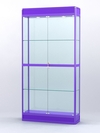 Витрина "АЛПРО" №3-300-2 (задняя стенка - стекло), Фиолетовый