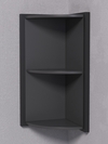 Антресоль угловая А-06 "СТРОНГ" в стиле ЛОФТ, Черный