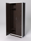 Шкаф для одежды НТ-590Ш "СТРОНГ" в стиле ЛОФТ, Дуб Венге + металлический каркас Белый