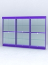 Витрина "АЛПРО" №3-3м-200-2 (задняя стенка - стекло) , Фиолетовый