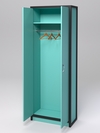 Шкаф офисный для одежды ШО-31 "СТРОНГ" в стиле ЛОФТ, Тиффани Аква