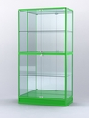 Витрина "АЛПРО" №4-500-3 (задняя стенка - зеркало)  , Зеленый