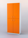 Шкаф для аптек №1, Белый + Оранжевый