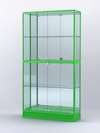 Витрина "АЛПРО" №4-300-3 (задняя стенка - зеркало)  , Зеленый