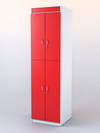 Шкаф "АПТЕКА" №2 , Белый + Красный