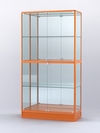 Витрина "АЛПРО" №4-400-3 (задняя стенка - зеркало)  , Оранжевый