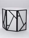 Торговый стол-прилавок шестигранный серии РОК №15, Серый