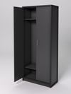 Шкаф для одежды НТ-590Ш "СТРОНГ" в стиле ЛОФТ, Черный