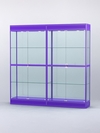 Витрина "АЛПРО" №3-2м-400-2 (задняя стенка - стекло) , Фиолетовый