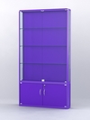 Витрина "АЛПРО" №2-200-1 (задняя стенка - ДВП) , Фиолетовый