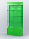 Витрина "АЛПРО" №1-300-1 (задняя стенка - ДВП) , Зеленый