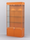 Витрина "АЛПРО" №1-400-1 (задняя стенка - ДВП) , Оранжевый