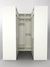Комплект гардеробных шкафов "Комфорт" №1, Белый