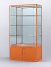 Витрина "АЛПРО" №2-500-3 (задняя стенка - зеркало) , Оранжевый