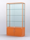 Витрина "АЛПРО" №2-400-2 (задняя стенка - стекло), Оранжевый