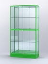 Витрина "АЛПРО" №4-400-3 (задняя стенка - зеркало)  , Зеленый