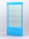 Витрина "АЛПРО" №1-200-2 (задняя стенка - стекло) , Голубой