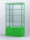 Витрина "АЛПРО" №2-500-3 (задняя стенка - зеркало) , Зеленый