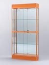 Витрина "АЛПРО" №3-200-3 (задняя стенка - зеркало) , Оранжевый