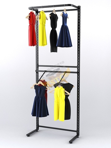 Пристенная система с комбо - поручнями для одежды "LOFT" №3 (900-2400мм)
