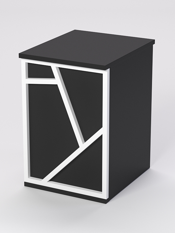 Ресепшен - стол "РОК" №2 (декор №3) Черный
