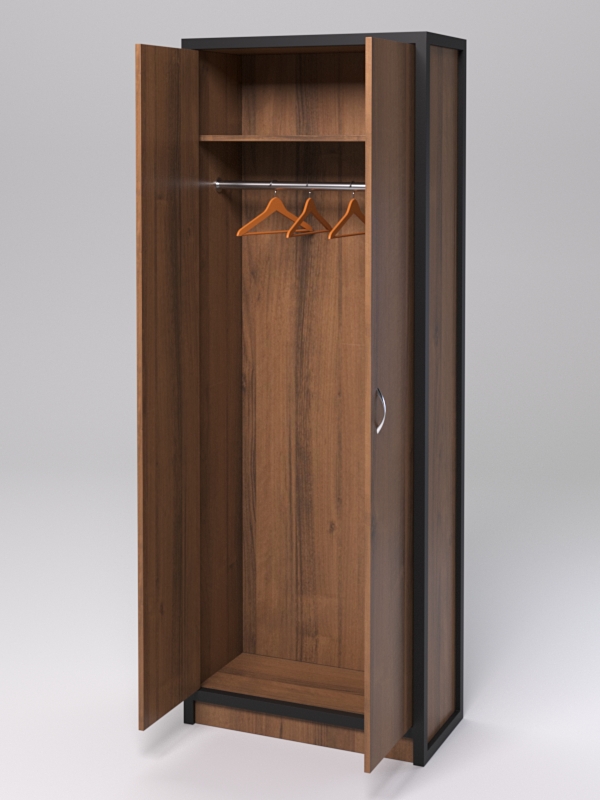 Шкаф офисный для одежды ШО-31 "СТРОНГ" в стиле ЛОФТ Орех