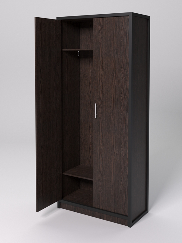 Шкаф для одежды НТ-590Ш "СТРОНГ" в стиле ЛОФТ Дуб Венге