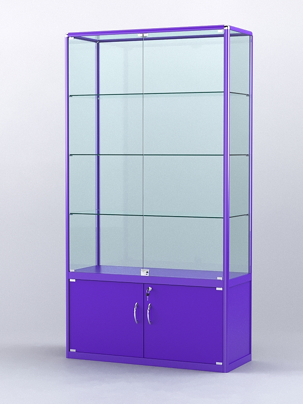 Витрина "АЛПРО" №2-400-2 (задняя стенка - стекло) Фиолетовый