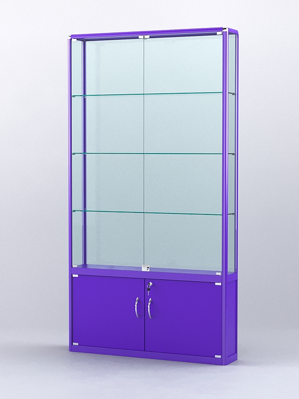Витрина "АЛПРО" №2-200-2 (задняя стенка - стекло) Фиолетовый