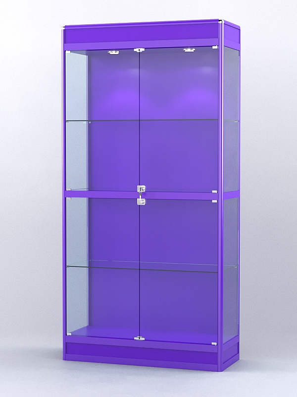 Витрина "АЛПРО" №3-400-1 (задняя стенка - ДВП)  Фиолетовый