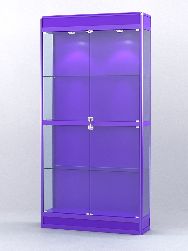 Витрина "АЛПРО" №3-300-1 (задняя стенка - ДВП)  Фиолетовый