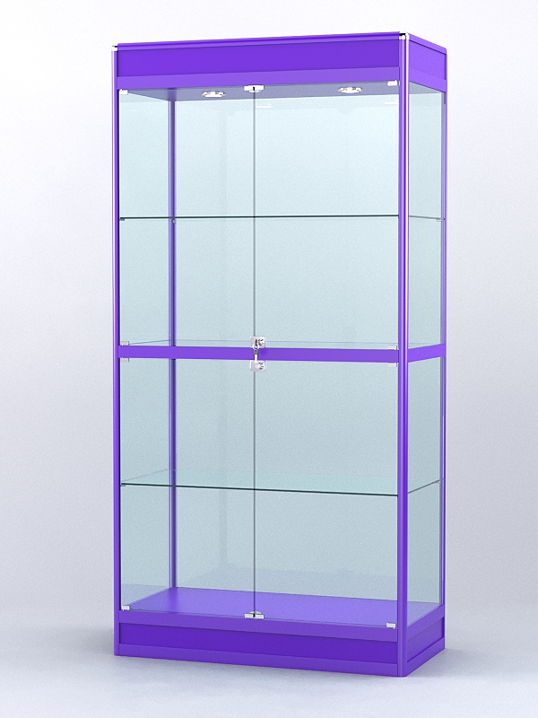 Витрина "АЛПРО" №3-500-2 (задняя стенка - стекло) Фиолетовый