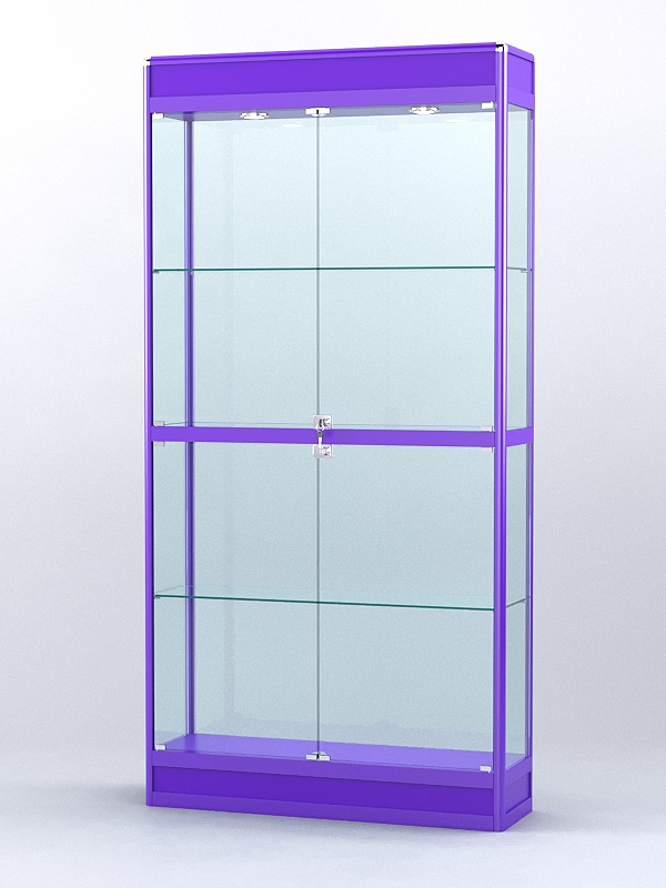 Витрина "АЛПРО" №3-300-2 (задняя стенка - стекло) Фиолетовый