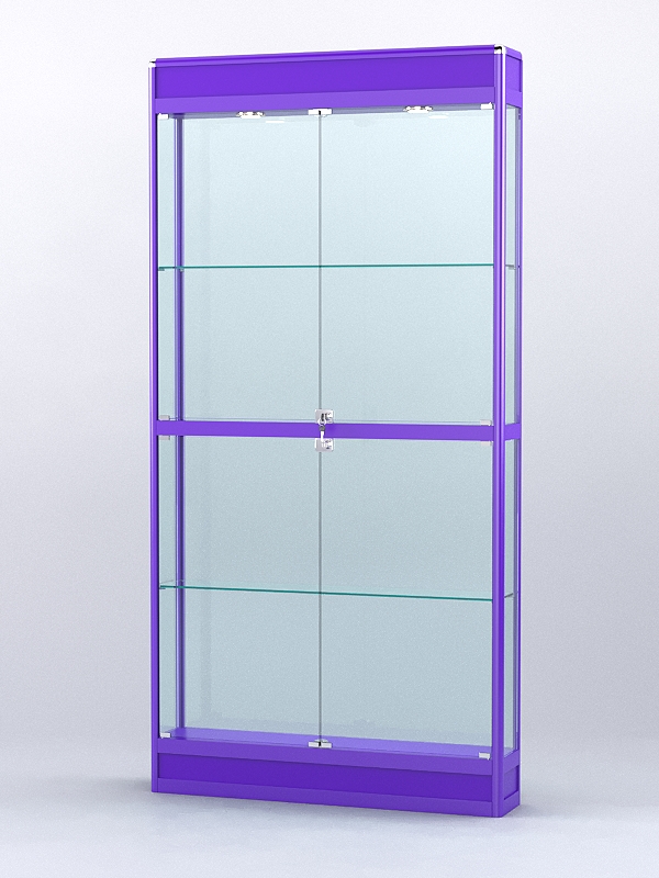 Витрина "АЛПРО" №3-200-2 (задняя стенка - стекло) Фиолетовый