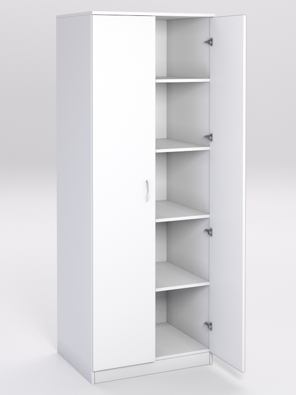 Шкаф офисный для одежды глубокий ШО-34 Белый