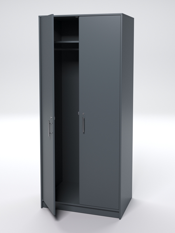 Шкаф для одежды ШО-60 Темно-серый