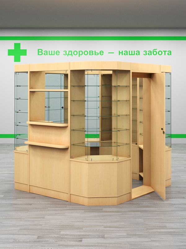 Комплект мебели для Аптек №1 Бук Бавария